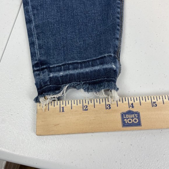 Spanx Pull On‎ Jean Women's Size Medium Raw Hem Skinny Performance Stretch - Picture 11 of 13